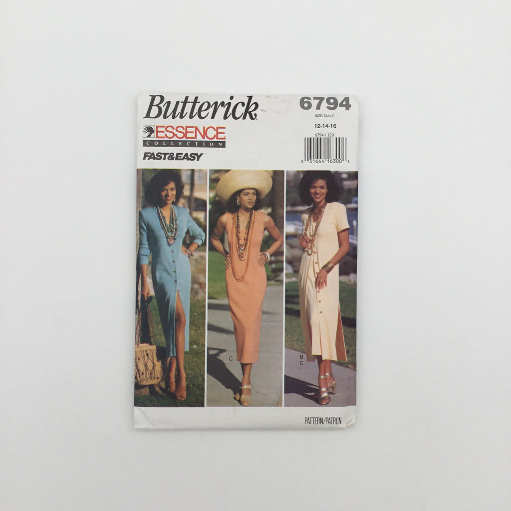 Butterick 6794 (1993) Dress - Vintage Uncut Sewing Pattern