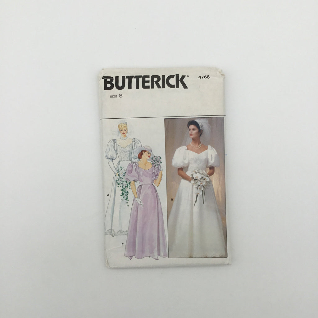 Butterick 4766 Bridal Gown - Vintage Uncut Sewing Pattern