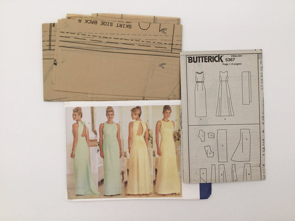 Butterick 5367 (2001) Dress with Skirt Variations - Uncut Sewing Pattern