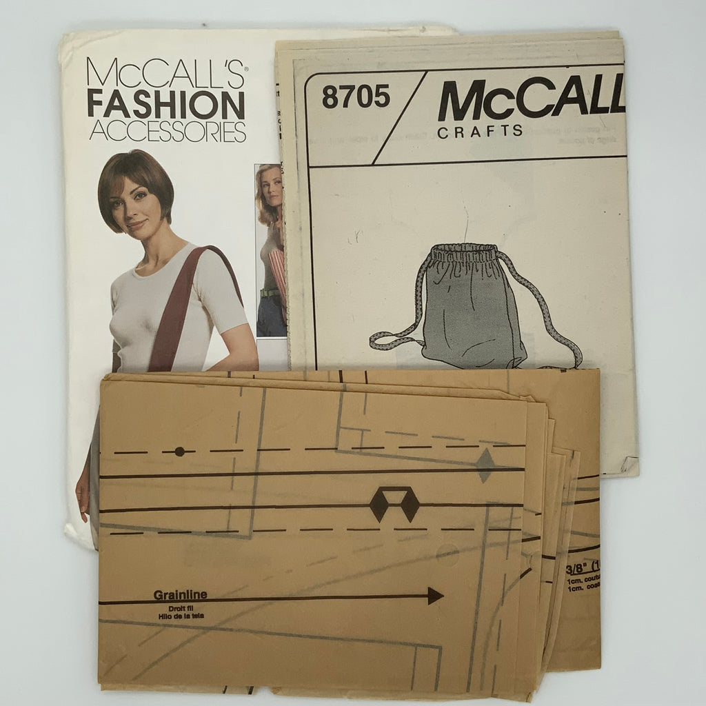 McCall's 8705 (1996) Shoulder Bags - Vintage Uncut Sewing Pattern