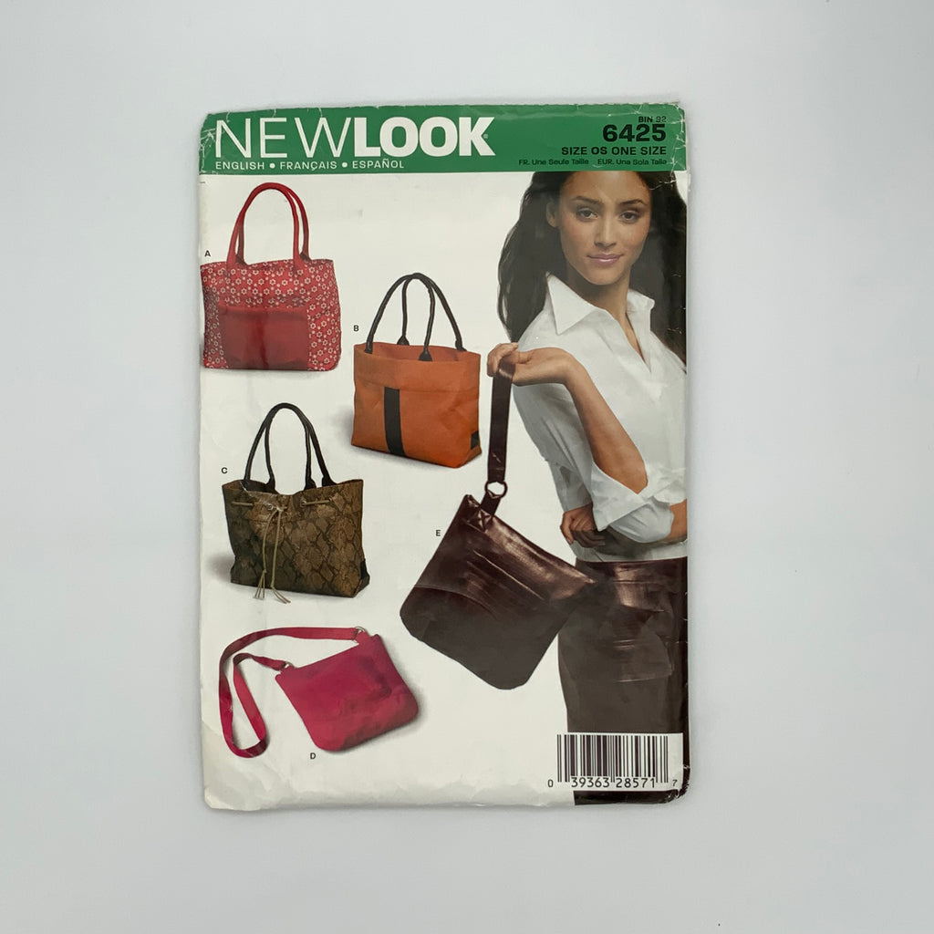 New Look 6425 (2004) Handbags with Style Variations - Uncut Sewing Pattern