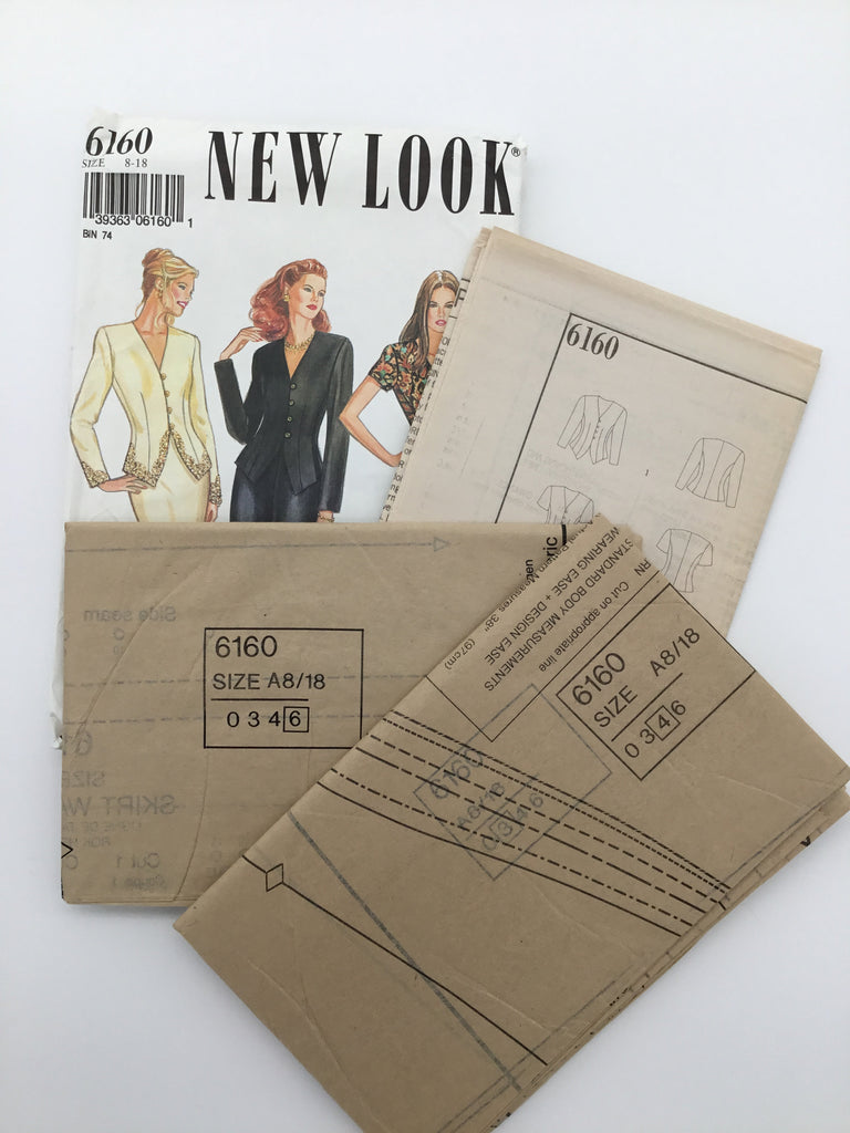 New Look 6160 Jacket, Skirt, and Trousers - Vintage Uncut Sewing Pattern