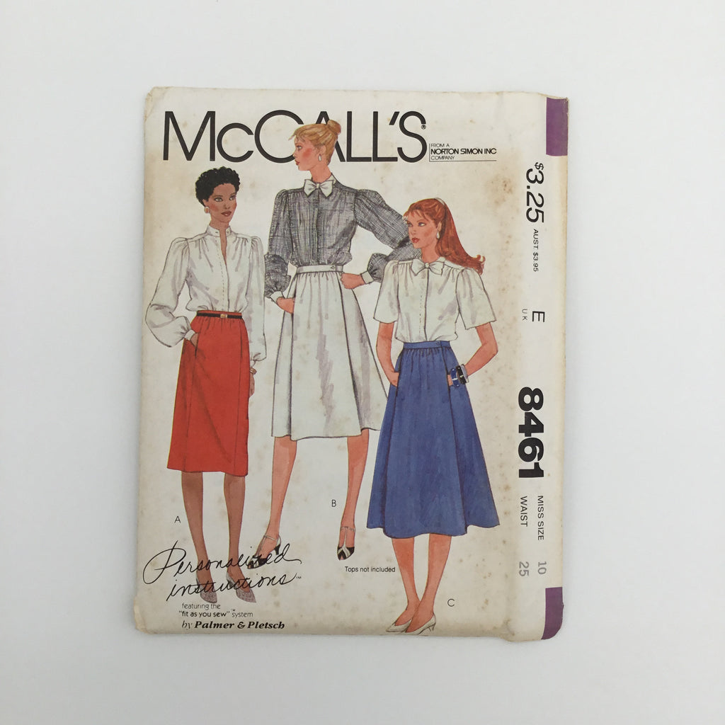 McCall's 8461 (1983) Skirts - Vintage Uncut Sewing Pattern