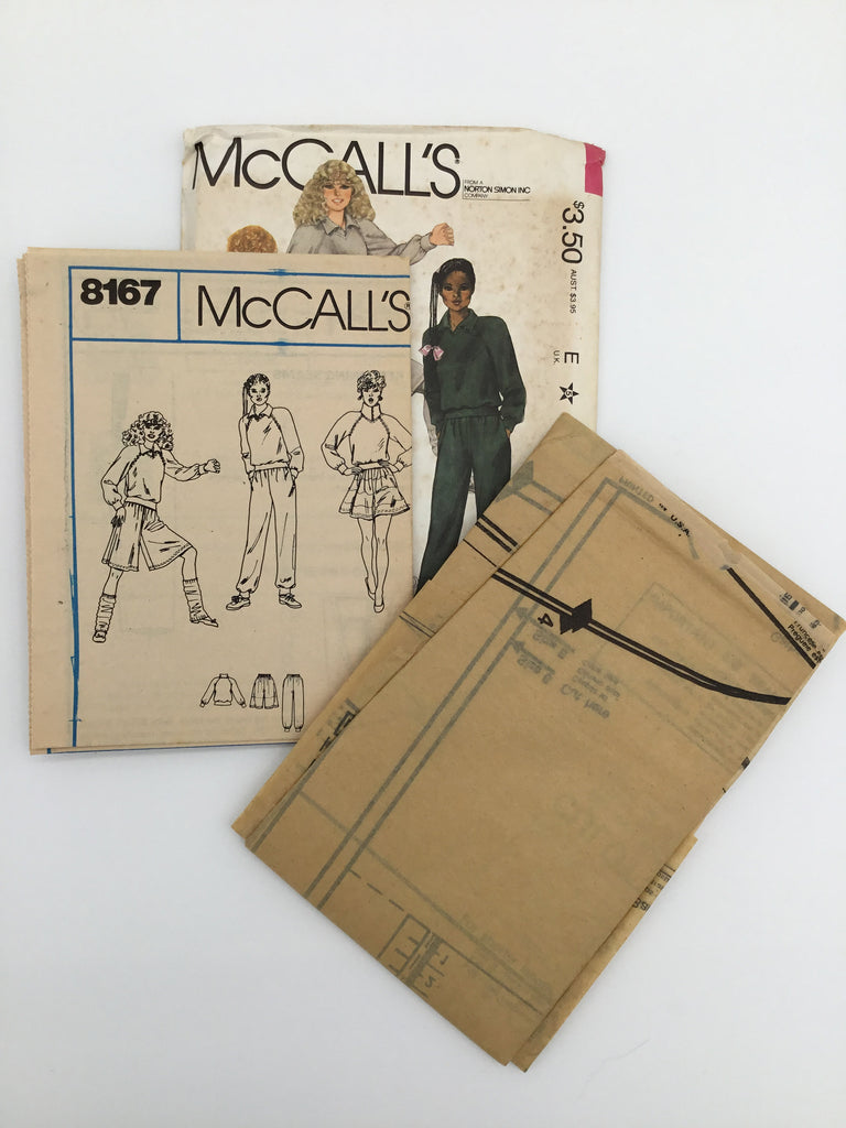 McCall's 8167 (1982) Top, Culottes, and Pants - Vintage Uncut Sewing Pattern