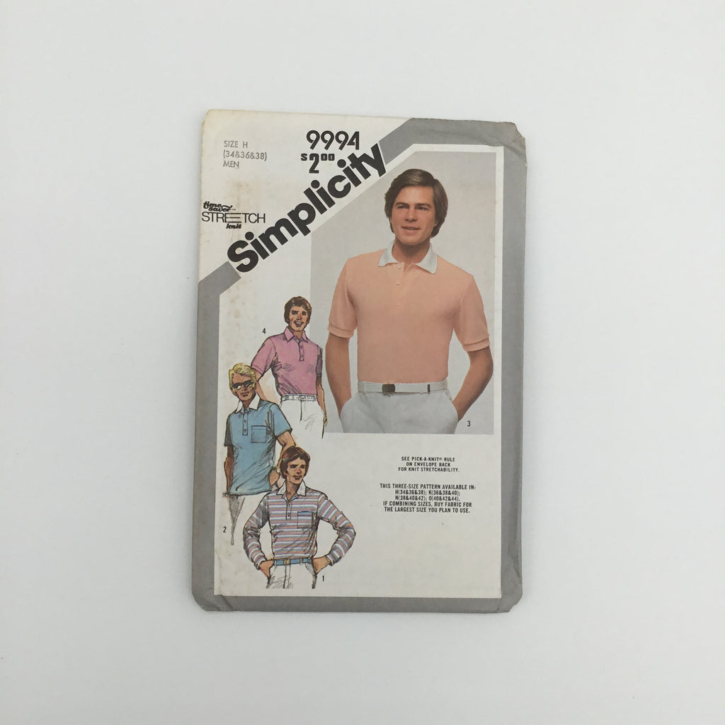 Simplicity 9994 (1981) Pullover Top - Vintage Uncut Sewing Pattern