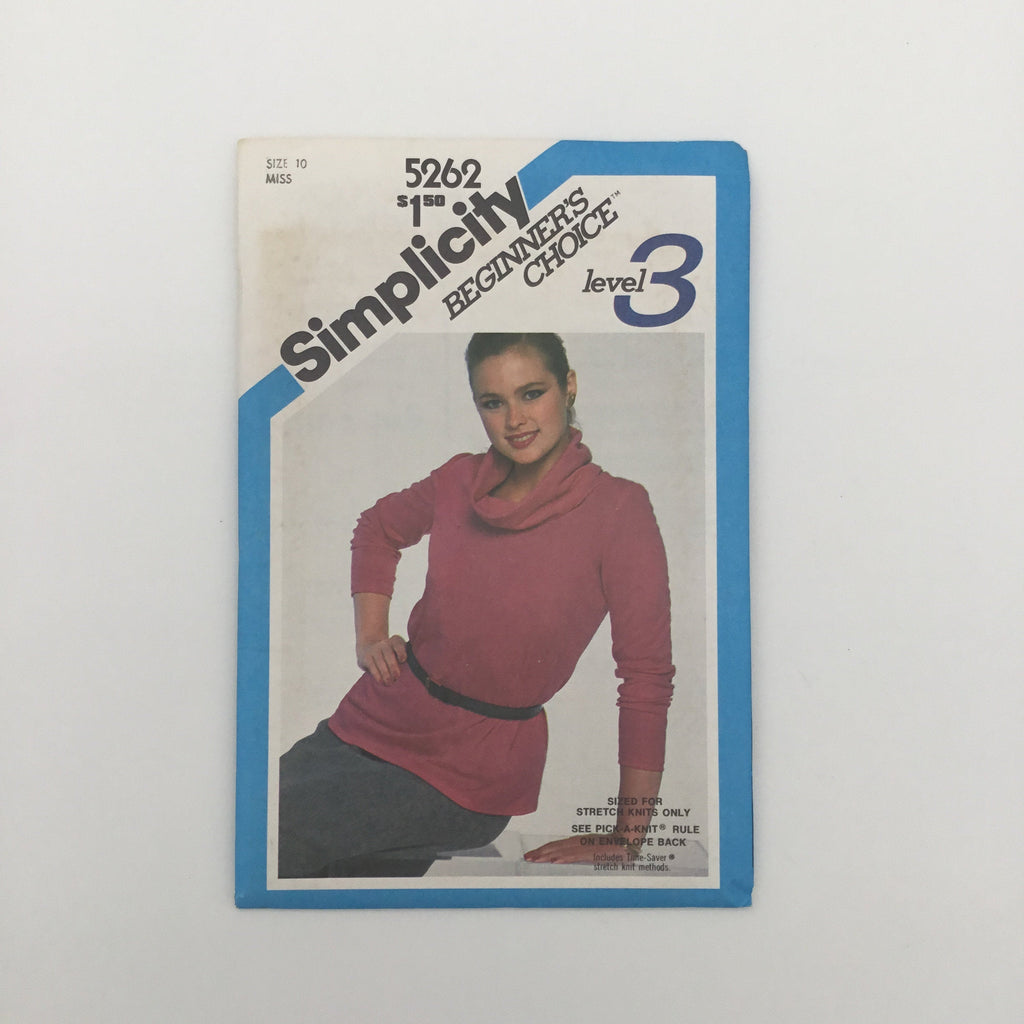 Simplicity 5262 (1981) Top - Vintage Uncut Sewing Pattern