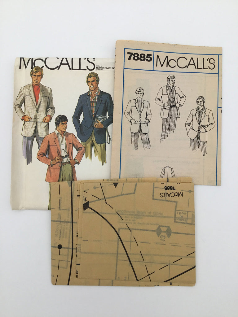 McCall's 7885 (1982) Jacket - Vintage Uncut Sewing Pattern