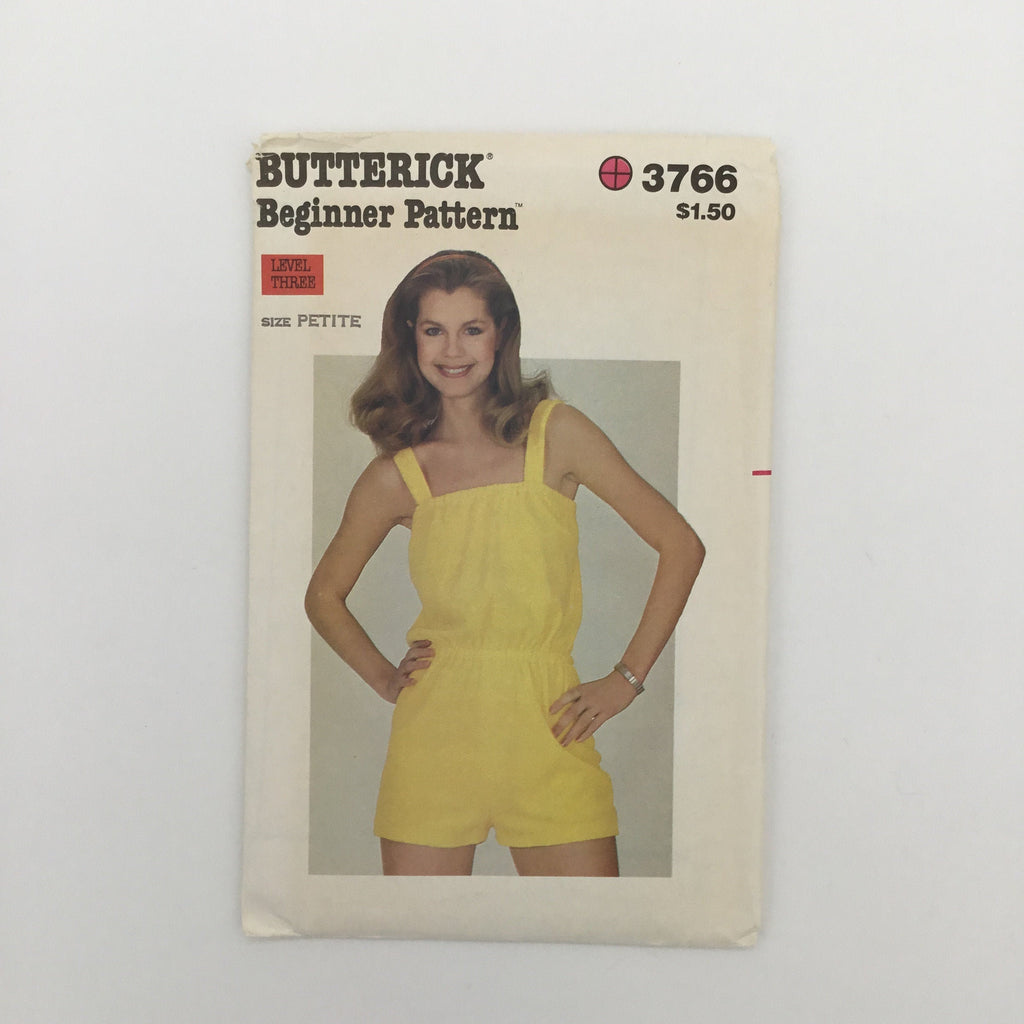 Butterick 3766 Jumpsuit - Vintage Uncut Sewing Pattern