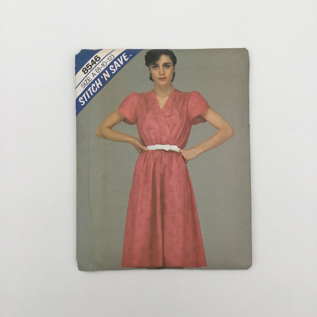 McCall's 8546 (1983) Dress - Vintage Uncut Sewing Pattern