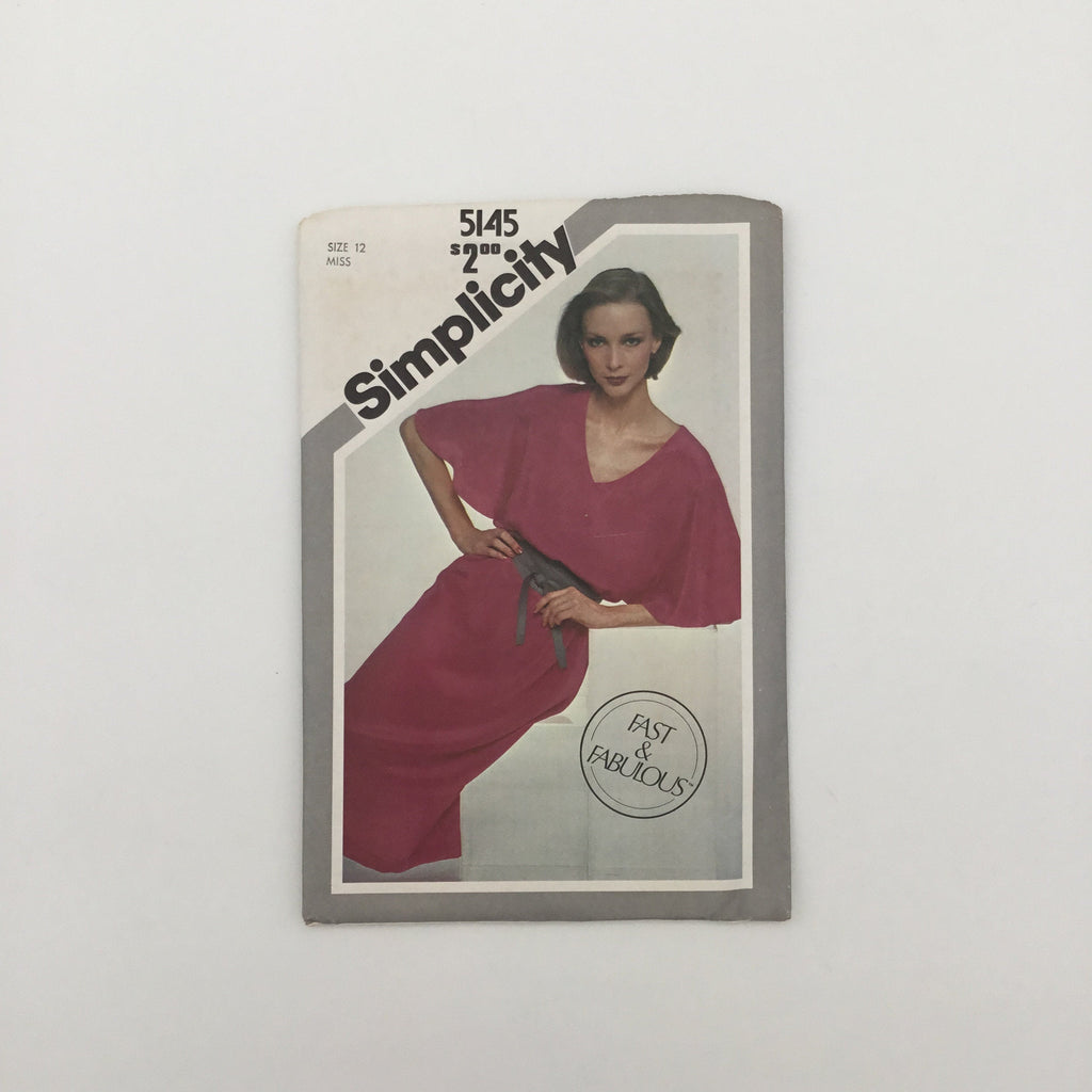 Simplicity 5145 (1981) Dress - Vintage Uncut Sewing Pattern