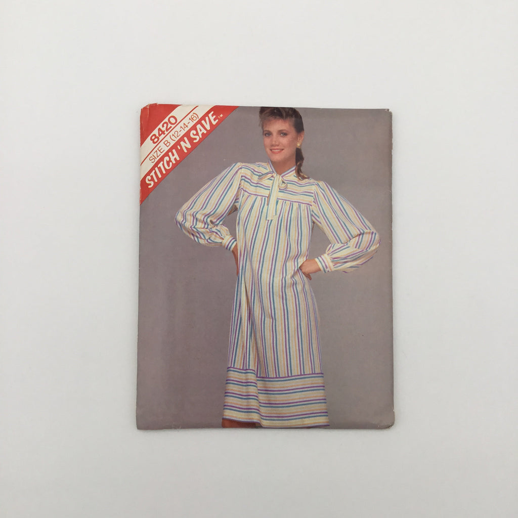 McCall's 8420 (1983) Dress - Vintage Uncut Sewing Pattern