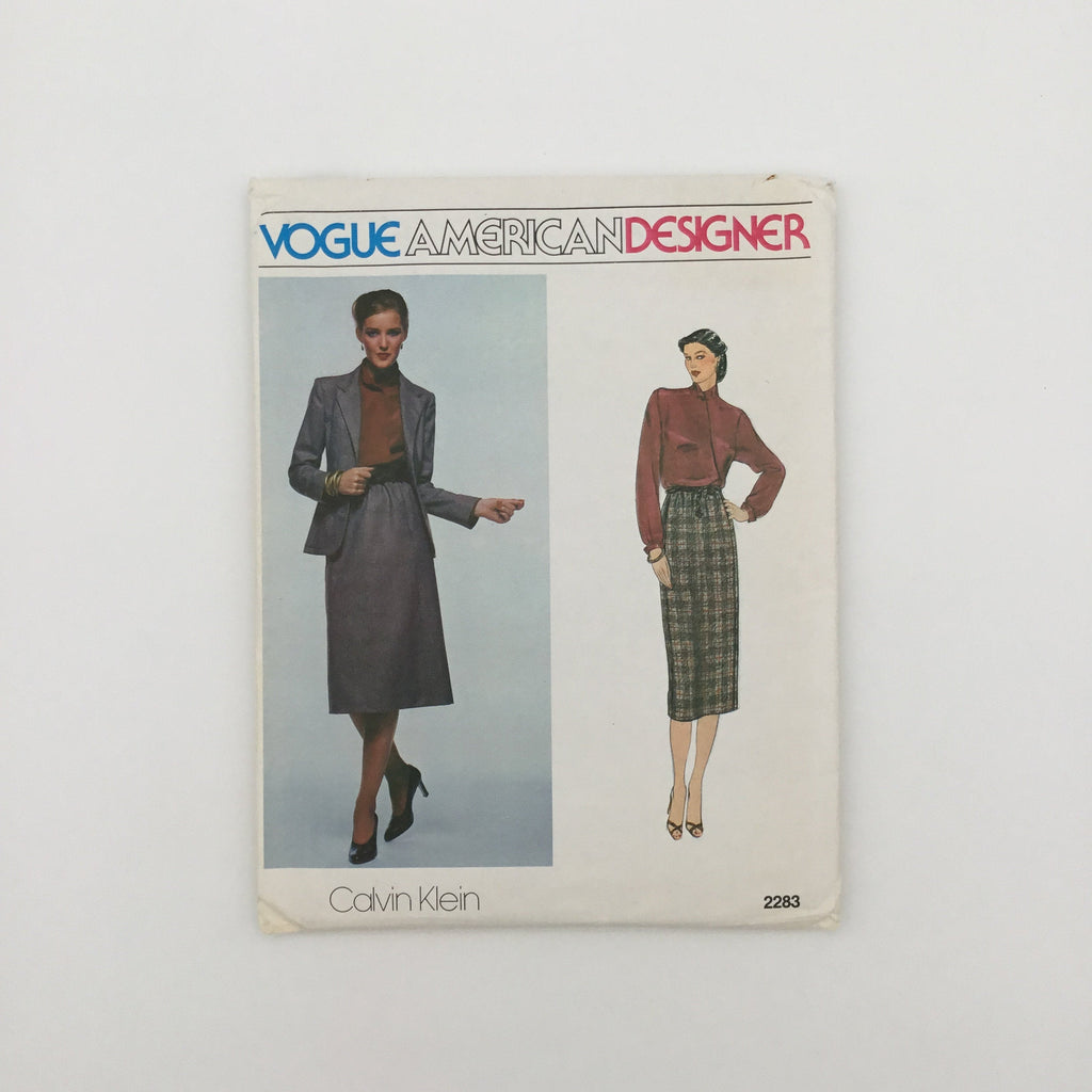 Vogue 2283 Jacket, Skirt, and Blouse - Vintage Uncut Sewing Pattern