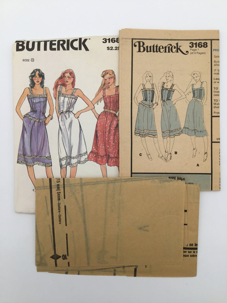 Butterick 3168 Dress, Top, and Skirt - Vintage Uncut Sewing Pattern