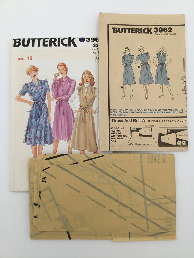 Butterick 3962 Dress and Jumper - Vintage Uncut Sewing Pattern