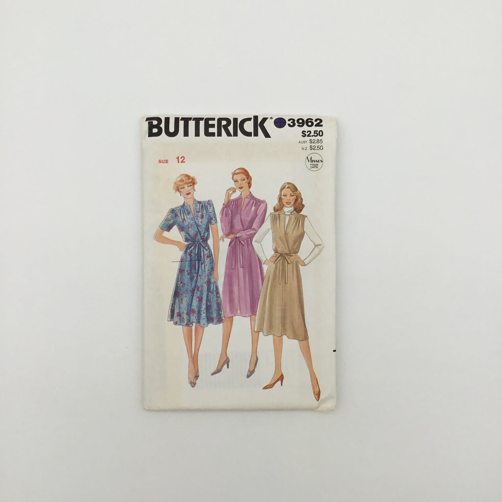 Butterick 3962 Dress and Jumper - Vintage Uncut Sewing Pattern