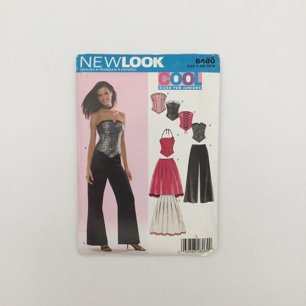 New Look 6480 (2005) Corset, Pants, and Skirt - Uncut Sewing Pattern