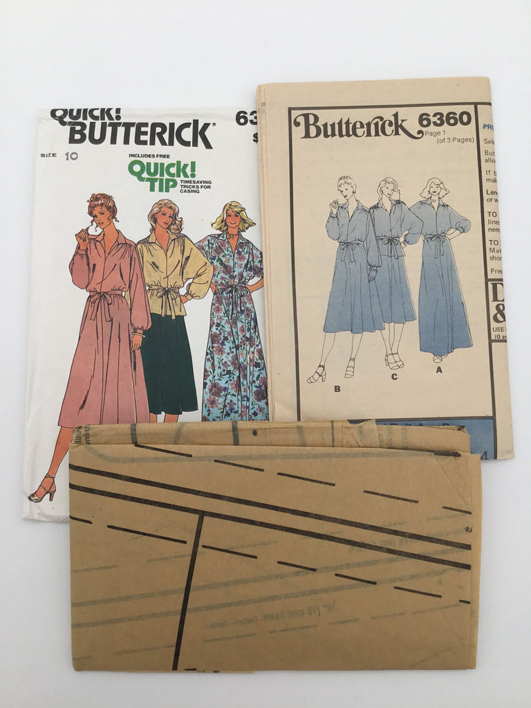 Butterick 6360 Top, Skirt, and Dress with Length Variations - Vintage Uncut Sewing Pattern