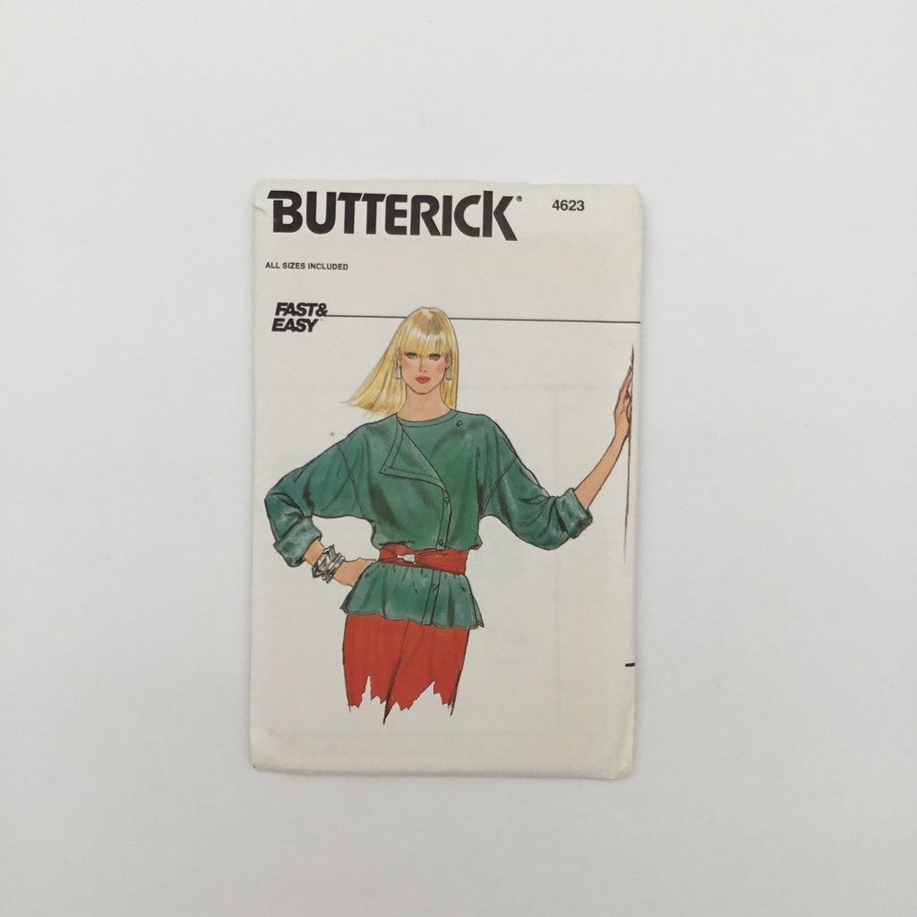 Butterick 4623 Blouse - Vintage Uncut Sewing Pattern