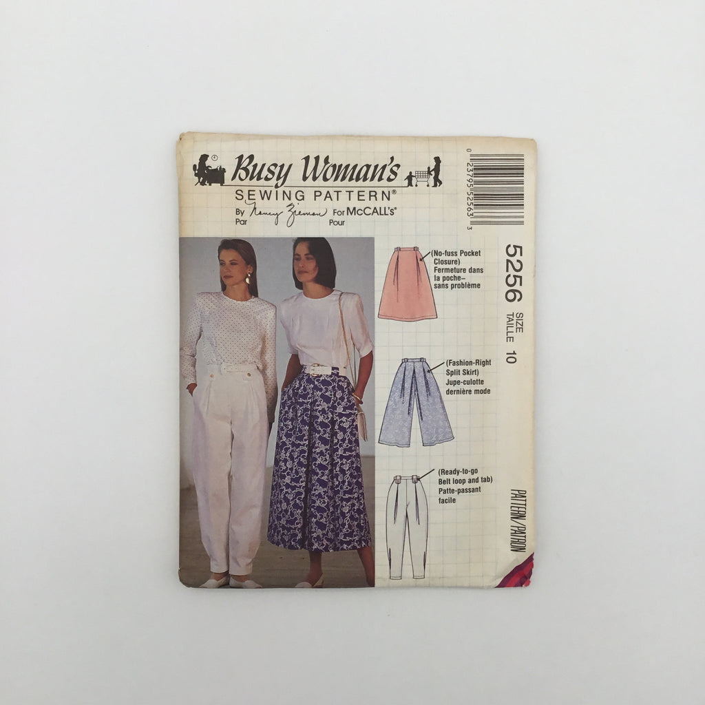 McCall's 5256 (1991) Skirt, Culottes, and Pants - Vintage Uncut Sewing Pattern