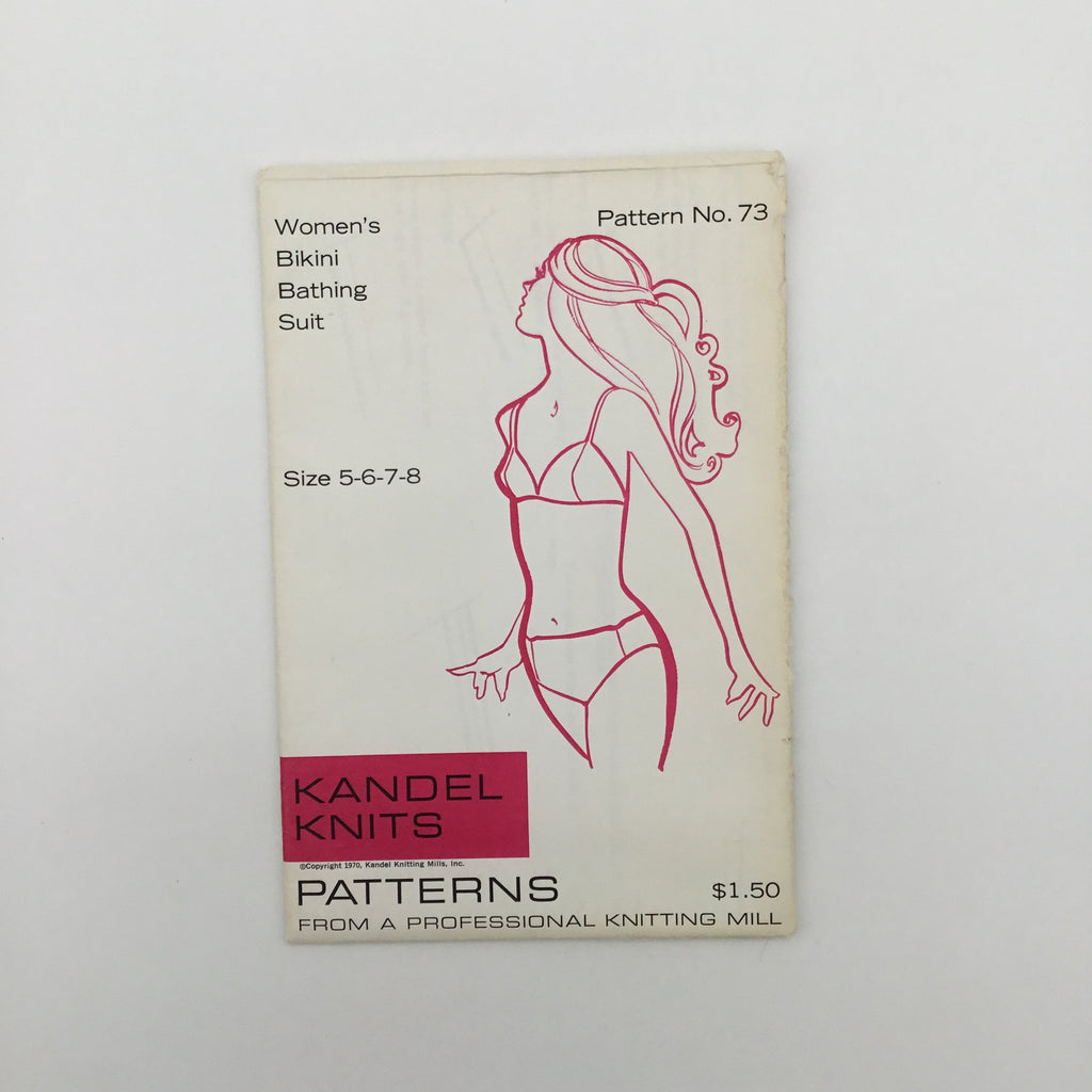 Kandel 73 (1970) Bikini Bathing Suit - Vintage Uncut Sewing Pattern