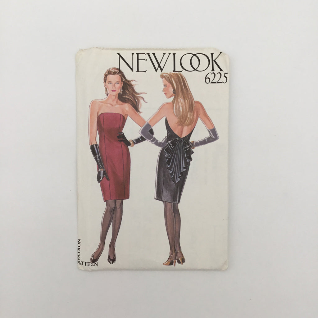 New Look 6225 (1981) Dress - Vintage Uncut Sewing Pattern