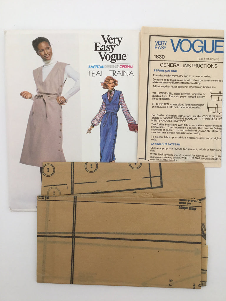 Vogue 1830 Jumper - Vintage Uncut Sewing Pattern