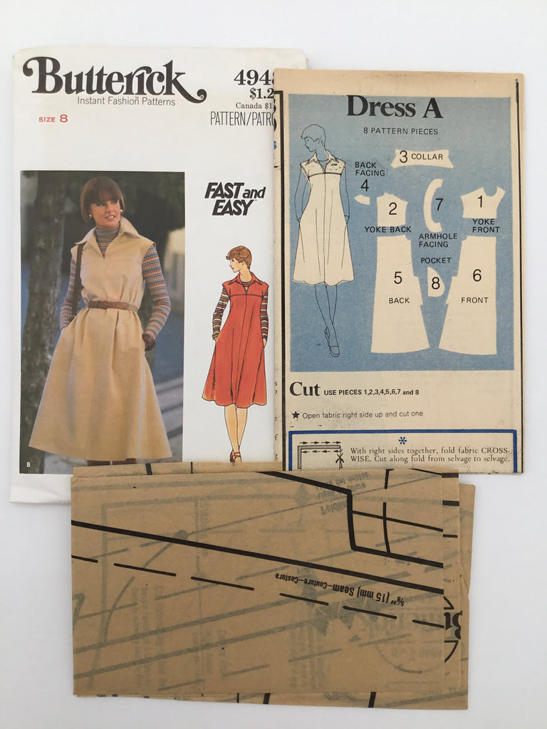 Butterick 4948 Dress - Vintage Uncut Sewing Pattern