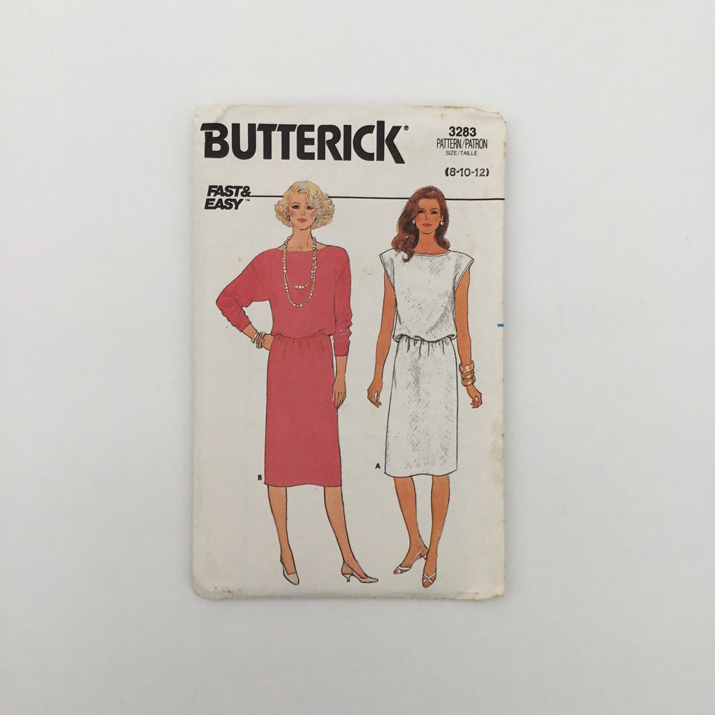 Butterick 3283 Dress with Sleeve and Length Variations - Vintage Uncut Sewing Pattern