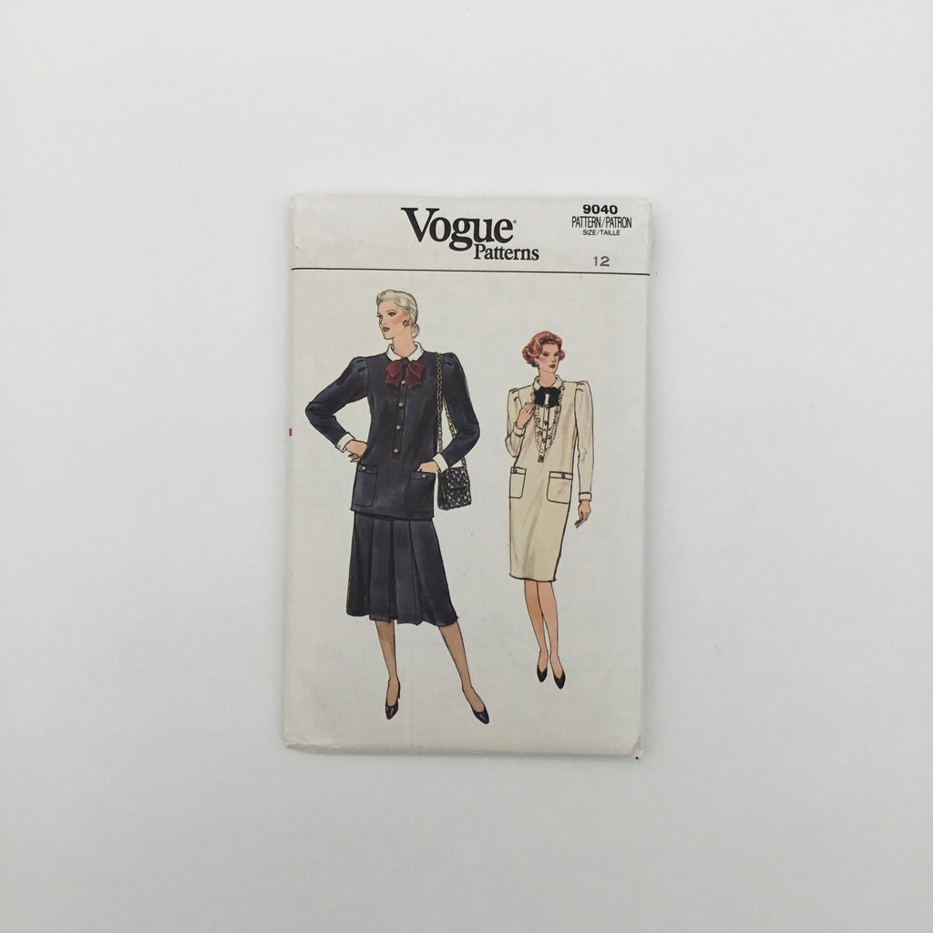 Vogue 9040 Dress, Top, and Skirt - Vintage Uncut Sewing Pattern