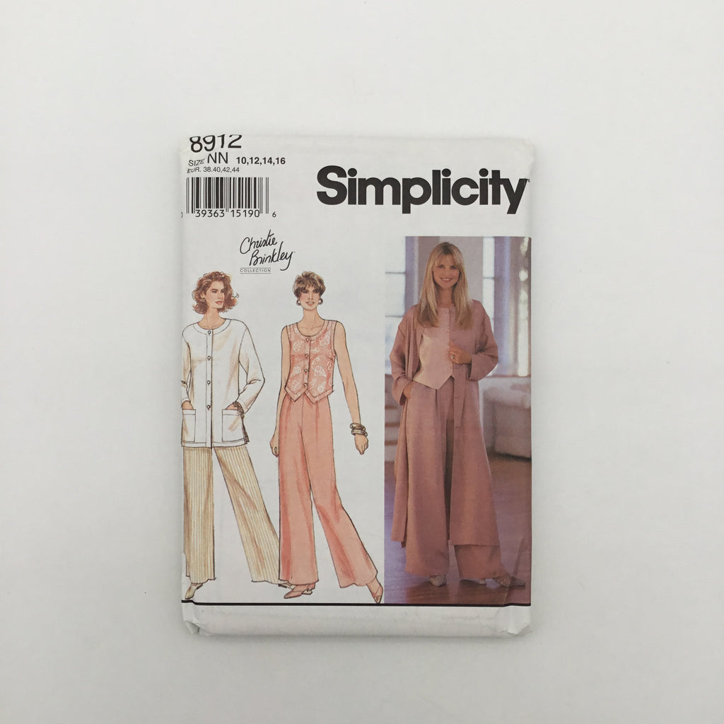 Simplicity 8912 (1994) Jacket, Top, and Pants - Vintage Uncut Sewing Pattern
