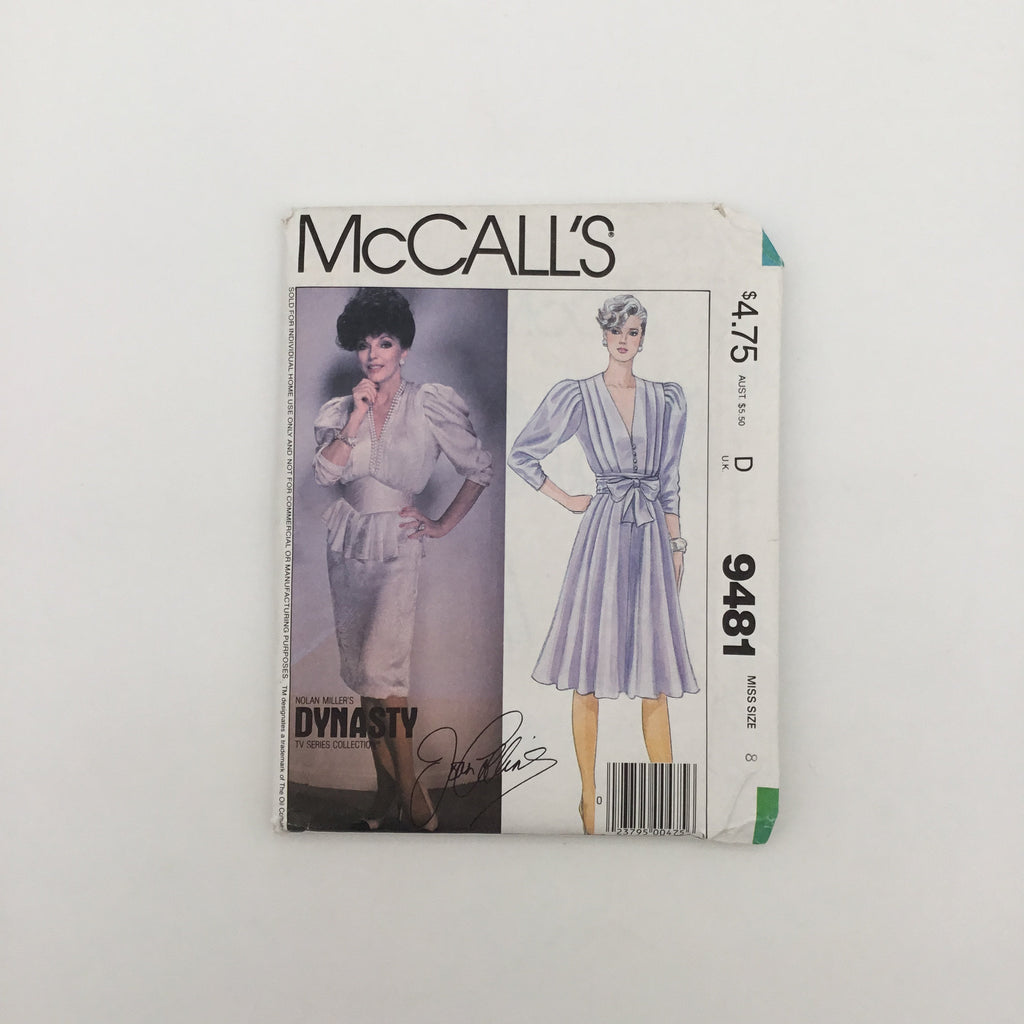 McCall's 9481 (1985) Dress, Skirt, and Blouse - Vintage Uncut Sewing Pattern