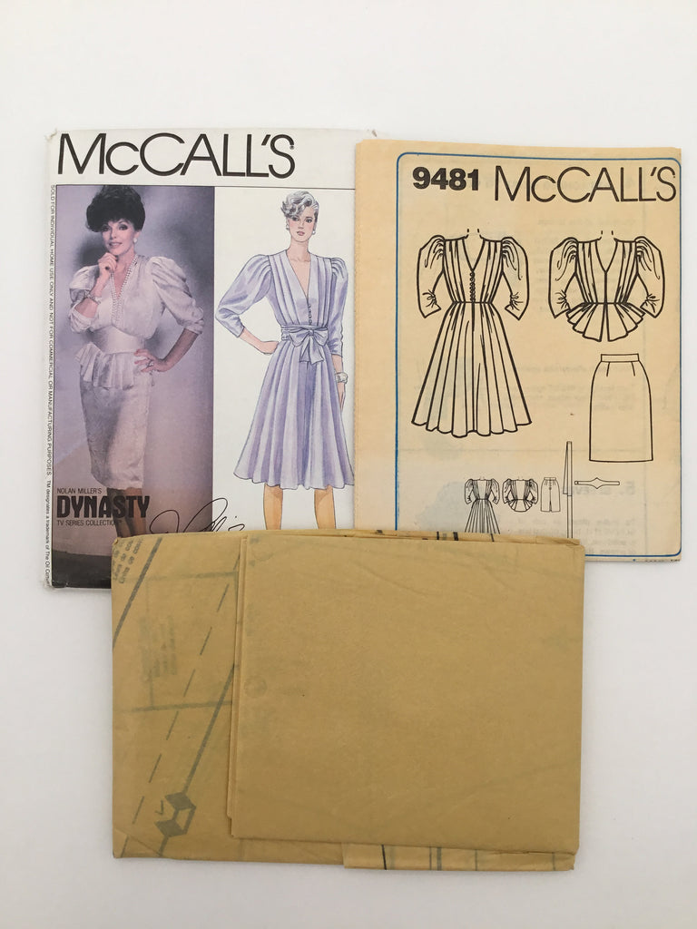 McCall's 9481 (1985) Dress, Skirt, and Blouse - Vintage Uncut Sewing Pattern