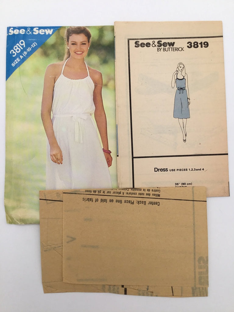 Butterick 3819 Sundress - Vintage Uncut Sewing Pattern