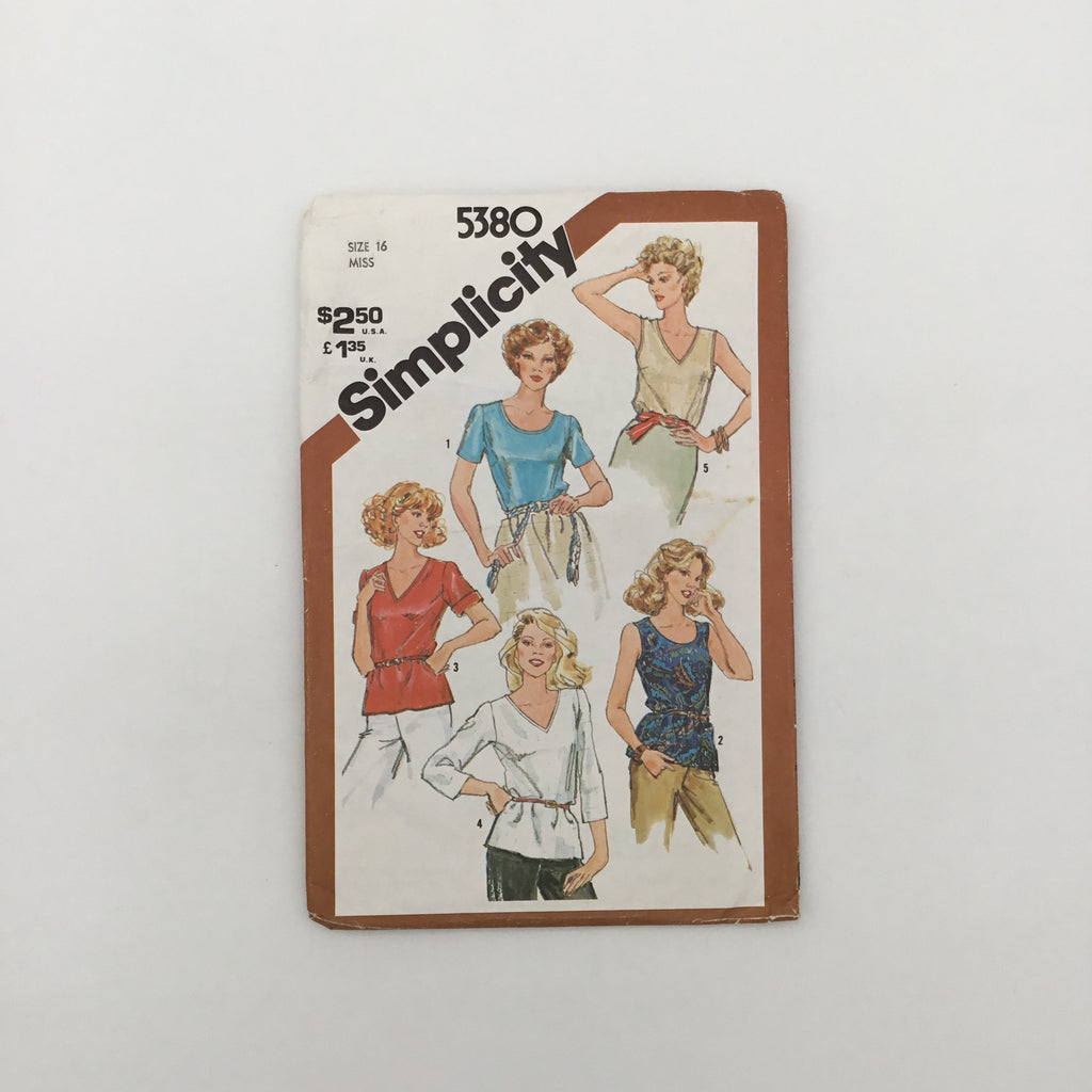 Simplicity 5372 (1981) Dress - Vintage Uncut Sewing Pattern