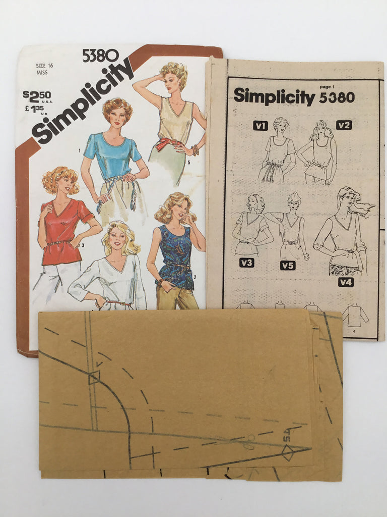 Simplicity 5372 (1981) Dress - Vintage Uncut Sewing Pattern