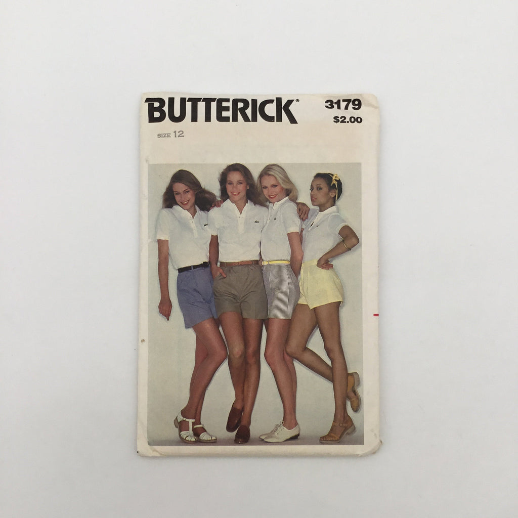 Butterick 3179 Shorts with Length Variations - Vintage Uncut Sewing Pattern