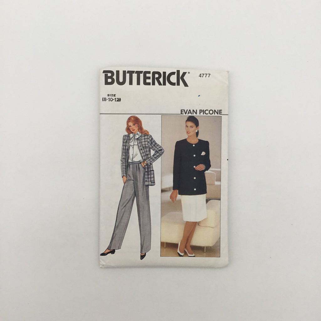 Butterick 4777 Jacket, Skirt, and Pants - Vintage Uncut Sewing Pattern