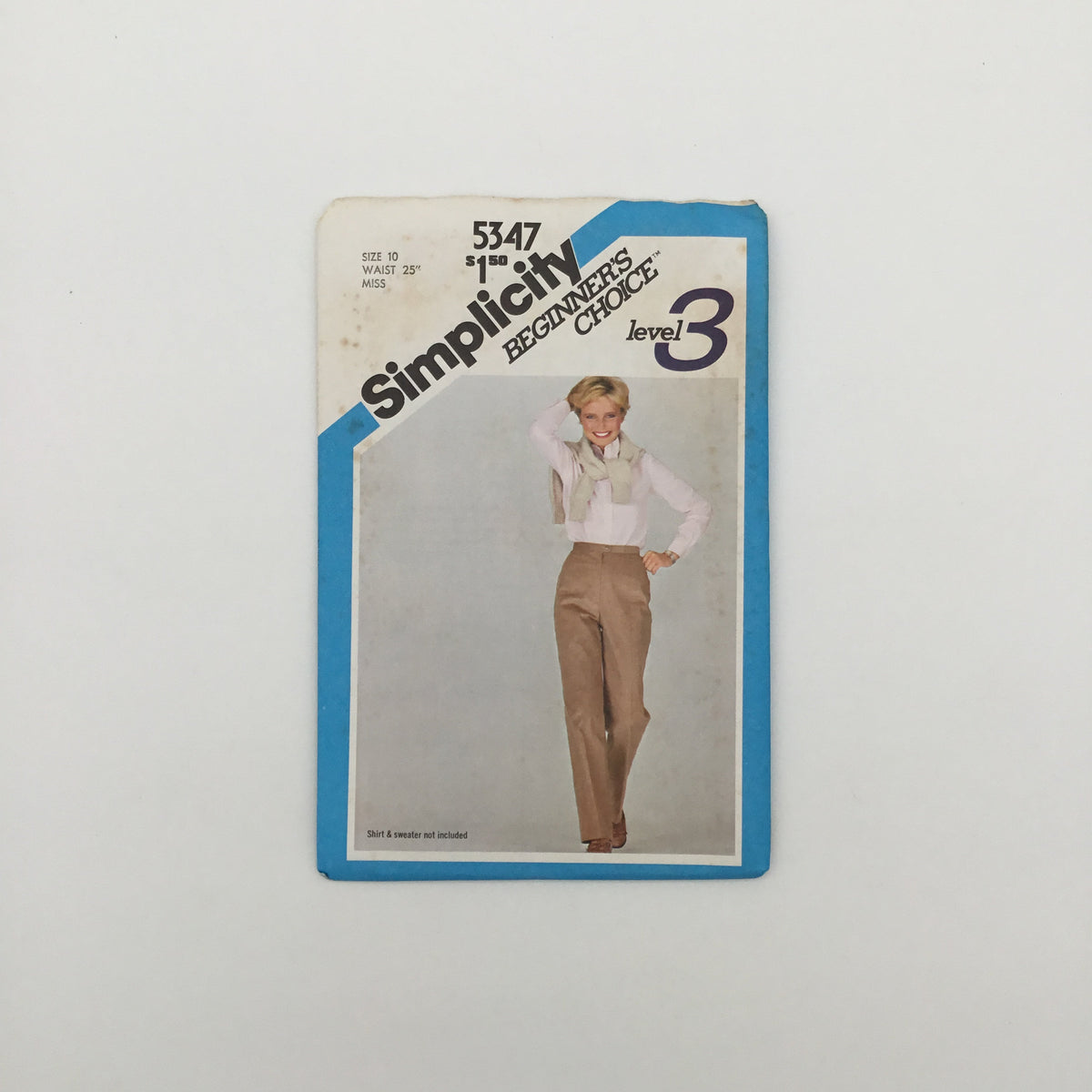 Simplicity Pattern 5347 Simplicity 5347 (1981) Straight Leg Pants - Vintage Uncut Sewing Patte ...