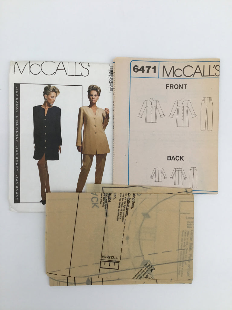 McCall's 6471 (1993) Dress, Tunic, and Pants - Vintage Uncut Sewing Pattern