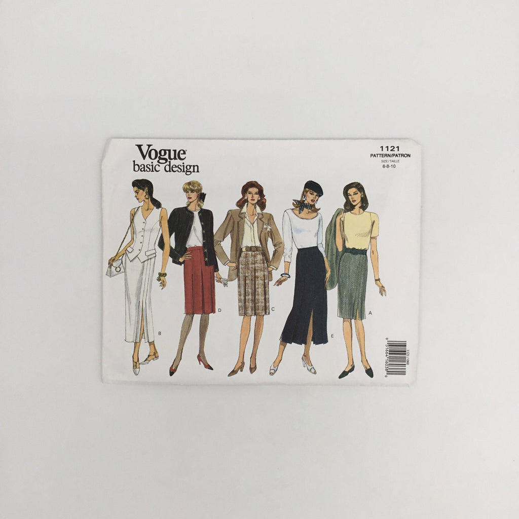 Vogue 1121 (1993) Skirt with Style and Length Variations - Vintage Uncut Sewing Pattern