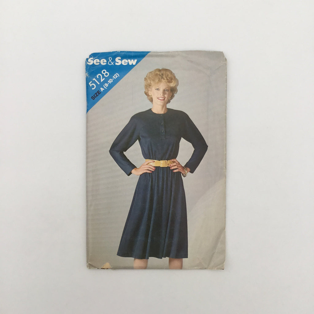 See & Sew 5128 Dress - Vintage Uncut Sewing Pattern