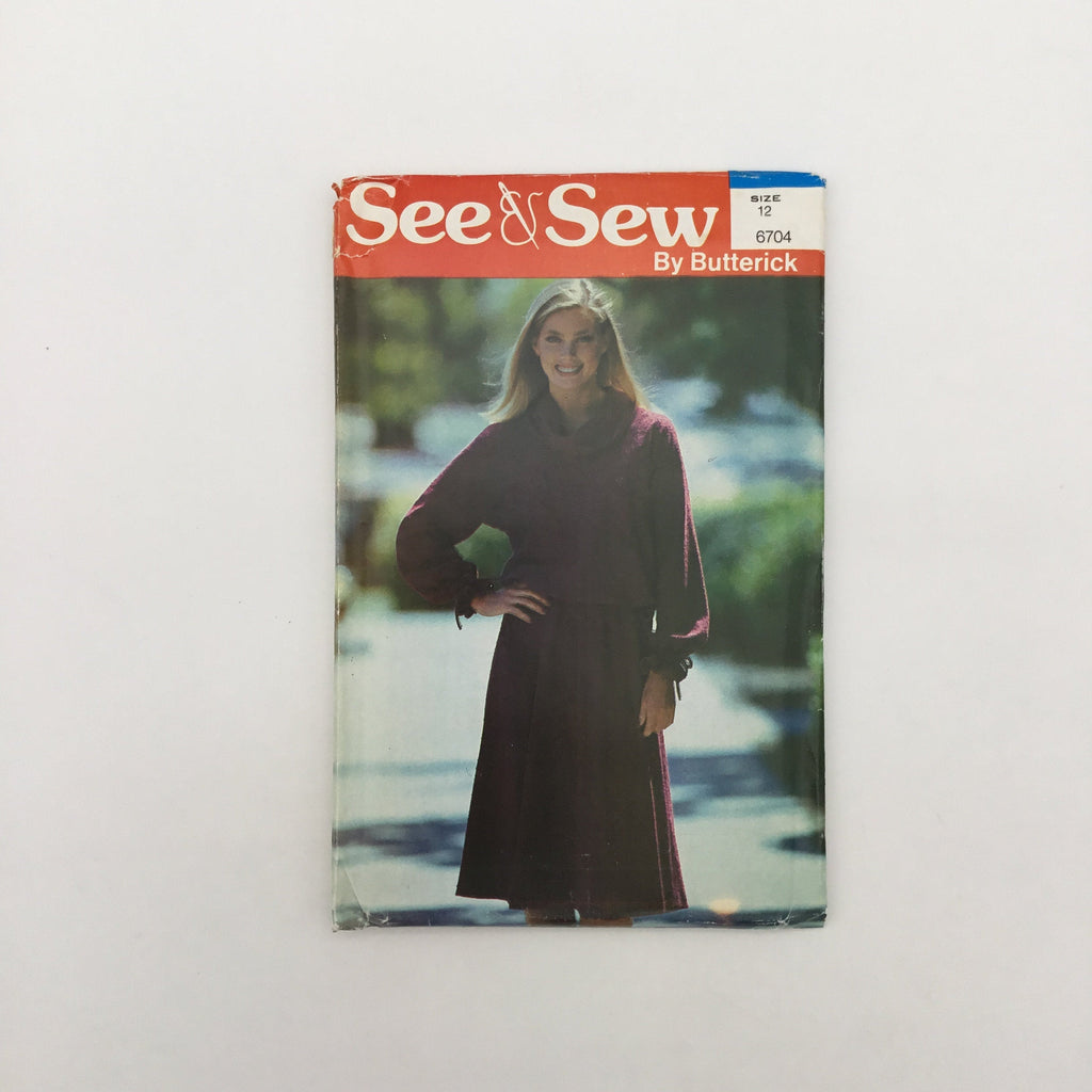 See & Sew 6704 Top and Skirt - Vintage Uncut Sewing Pattern