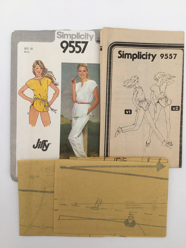 Simplicity 9557 (1980) Tunic and Pants - Vintage Uncut Sewing Pattern
