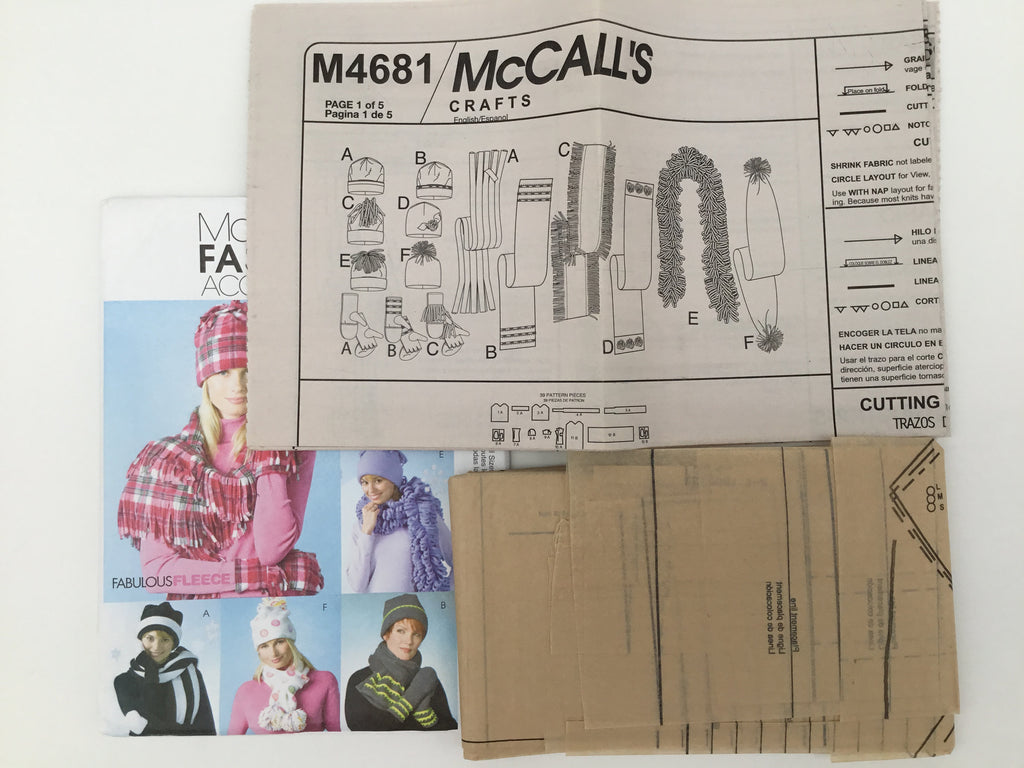 McCall's 4681 (2004) Winter Accessories - Uncut Sewing Pattern