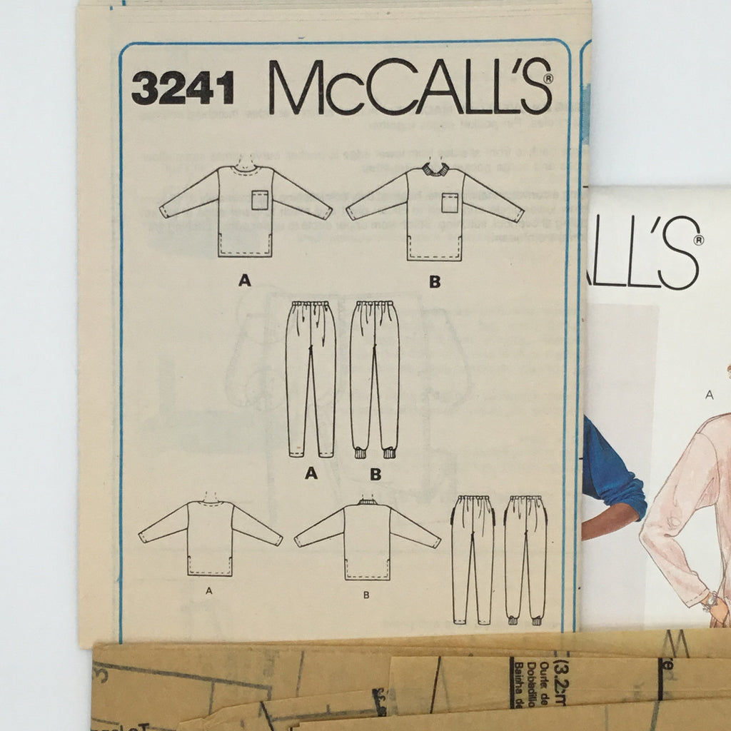 McCall's 3241 (1987) Top and Pants - Vintage Uncut Sewing Pattern