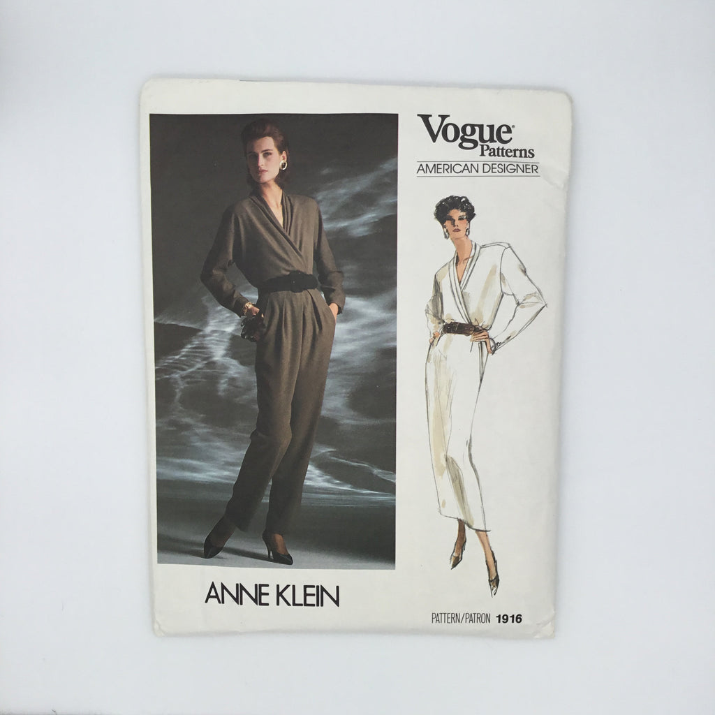 Vogue 1916 (1987) Blouse, Skirt, and Pants - Vintage Uncut Sewing Pattern