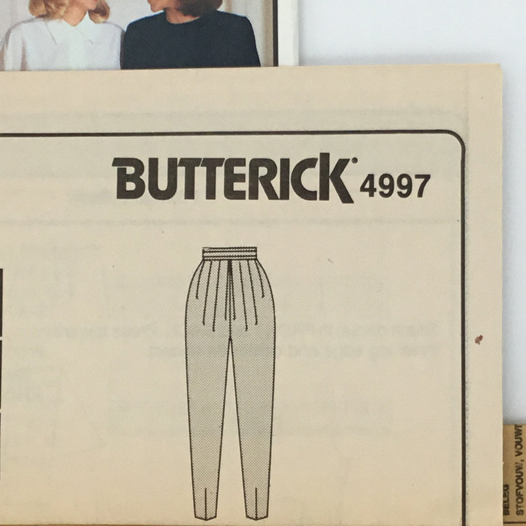 Butterick 4997 (1990) Pants - Vintage Uncut Sewing Pattern