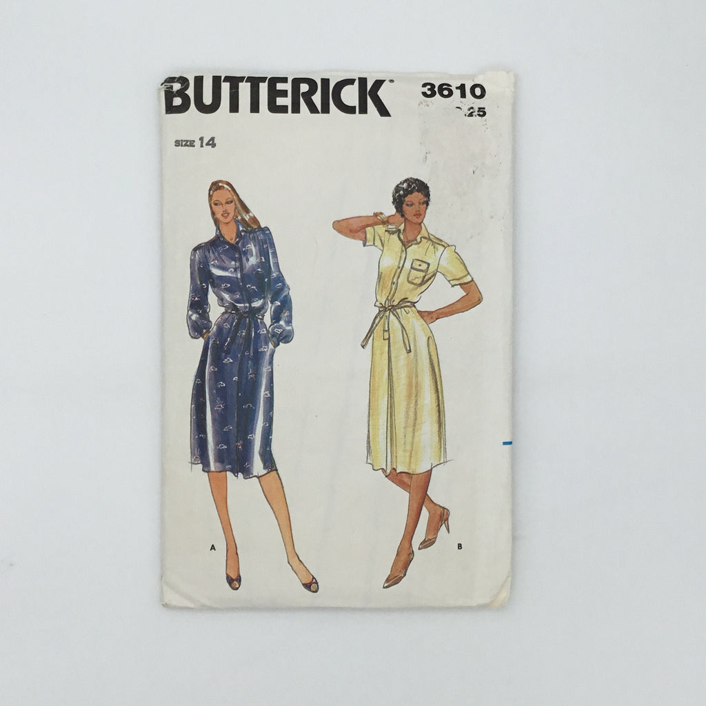 Butterick 3610 Dress with Sleeve Variations - Vintage Uncut Sewing Pattern