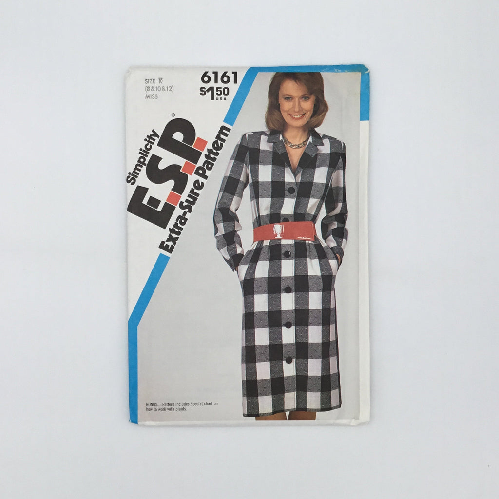 Simplicity 6161 (1983) Dress - Vintage Uncut Sewing Pattern