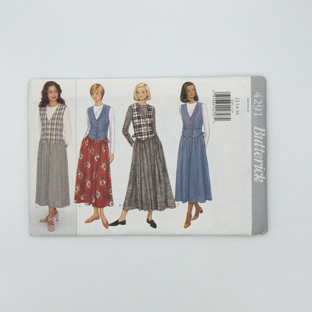 Butterick 4291 (1995) Dress - Vintage Uncut Sewing Pattern
